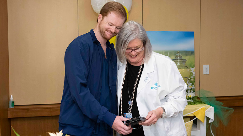 Atrium Health Floyd's Grayson Moss Earns DAISY of Year Award